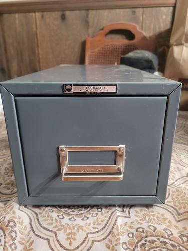 Vintage steelmaster metal 4x6 - vintage,
